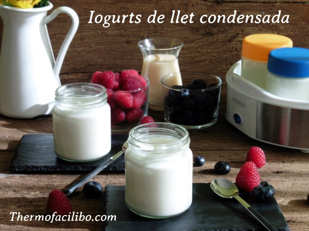 Iogurts de llet condensada.2