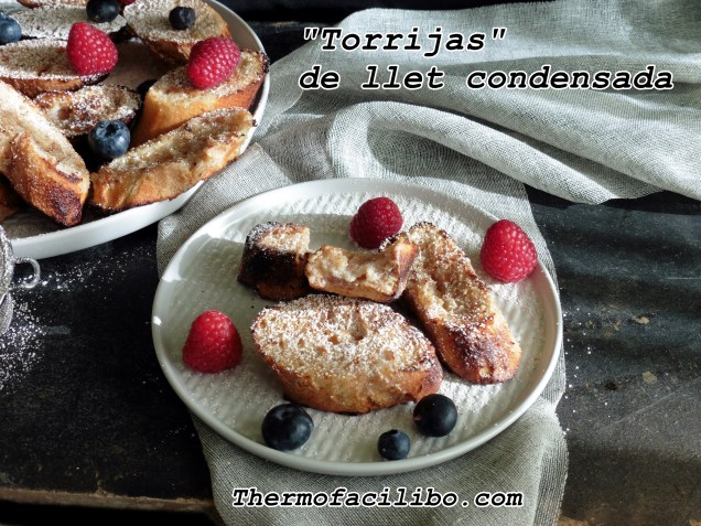 Torrijas de llet condensada.+
